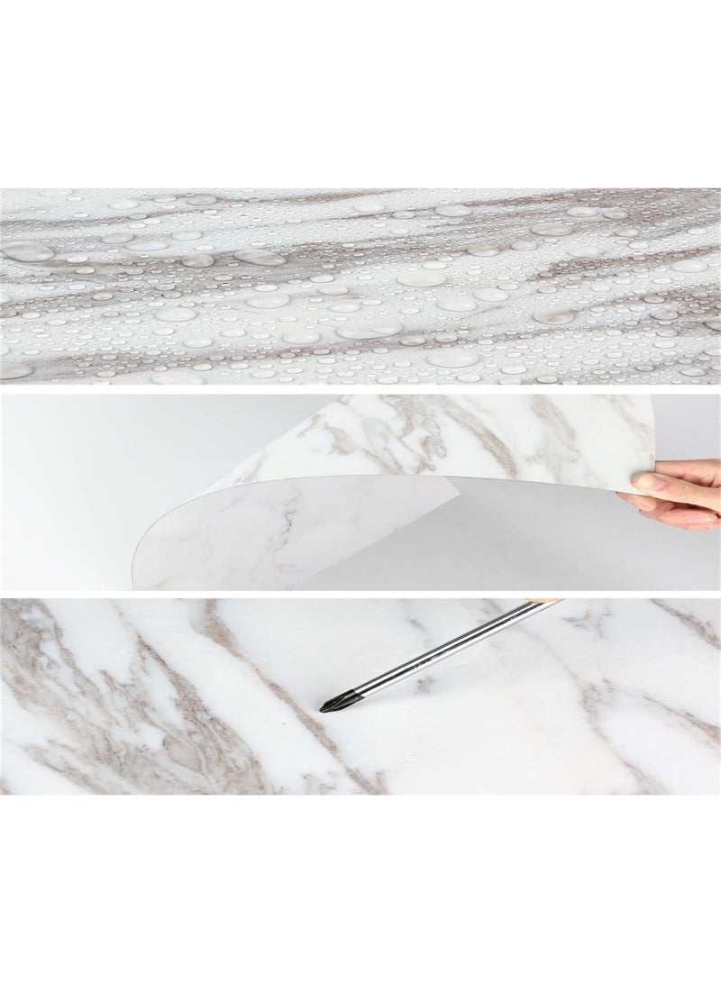 eWINNER 60 * 90 Photography Background Double Sided 2 Patterns Waterproof Premium Texture Backdrop Wall Video displaying Props for ins Style Jewelry/Food photoshoots (Marble) - Image 2